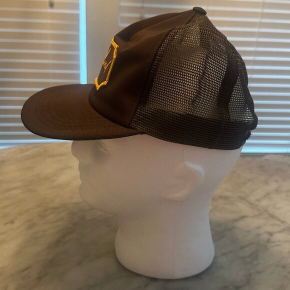 Vintage NEW Suniland Furniture Houston Truckers Hat Cap Brown Unworn Small - Picture 15 of 16